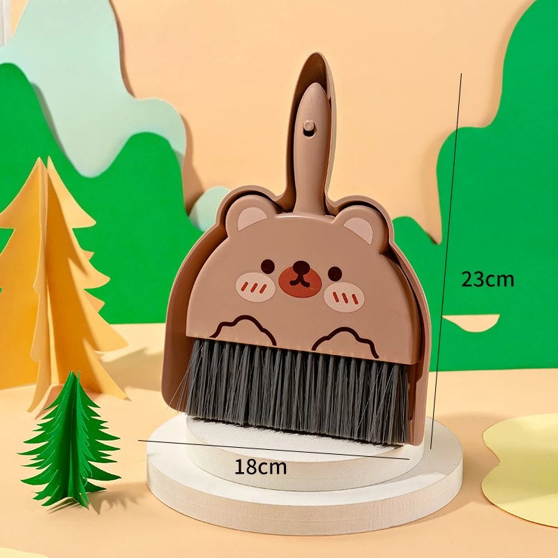 Mini Cartoon Desktop Cleaning Broom