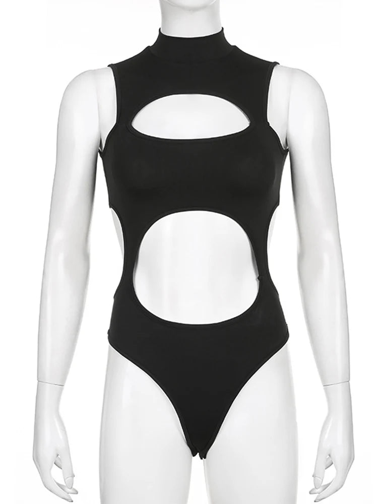 Body sin mangas calado