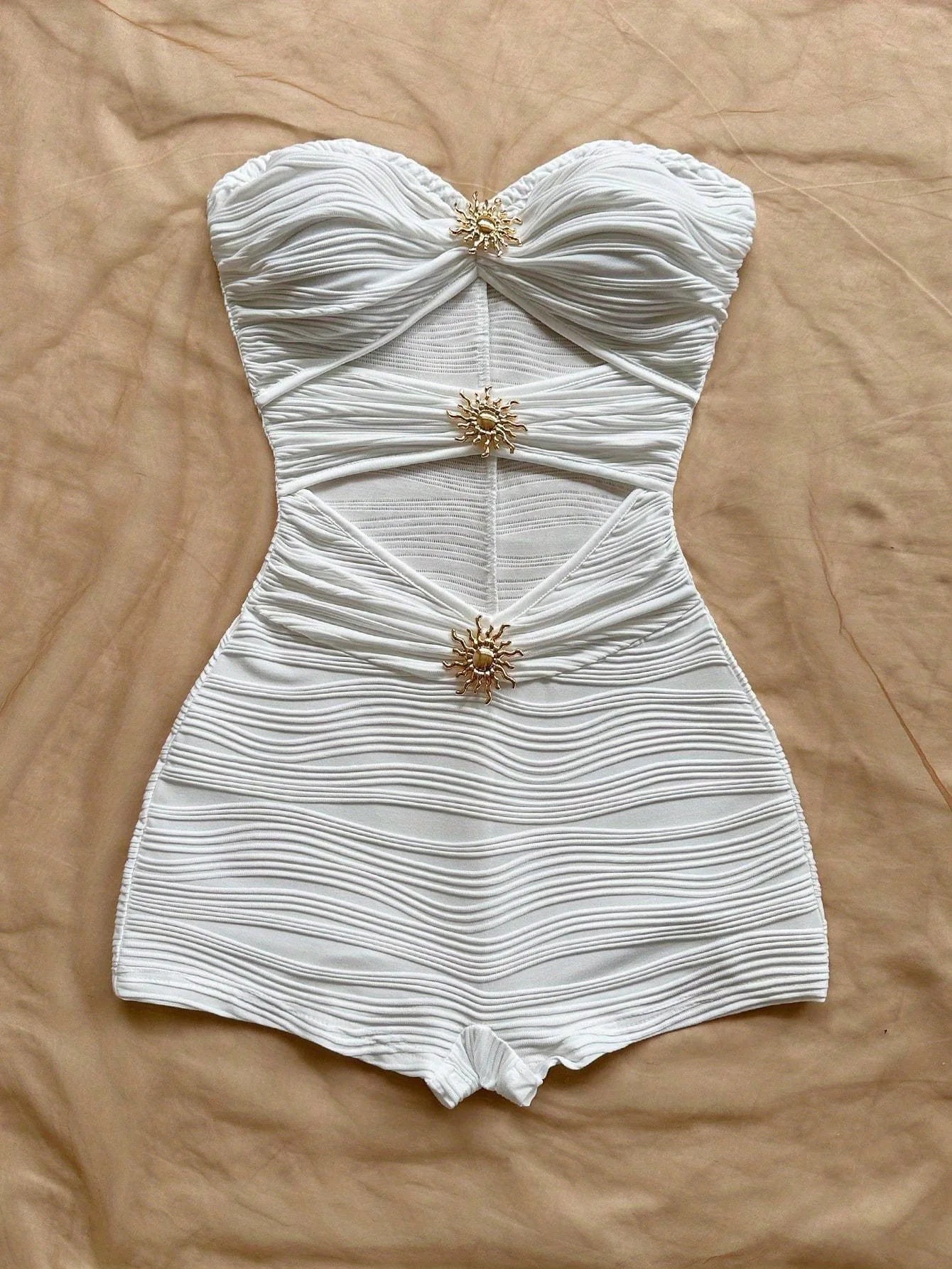 Leopard Print One-Piece Swimsuit