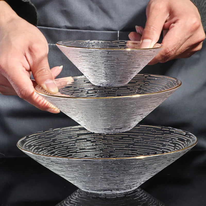 Japanese-style Horizontal Glass Plate
