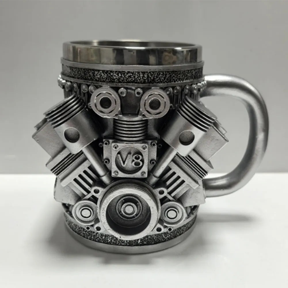 3D Unique Car Engine Coffee Cup