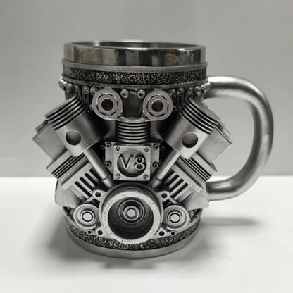 3D Unique Car Engine Coffee Cup