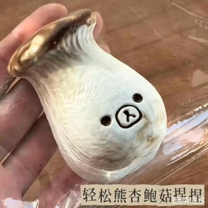Cute Cartoon Face Mushroom Squishy