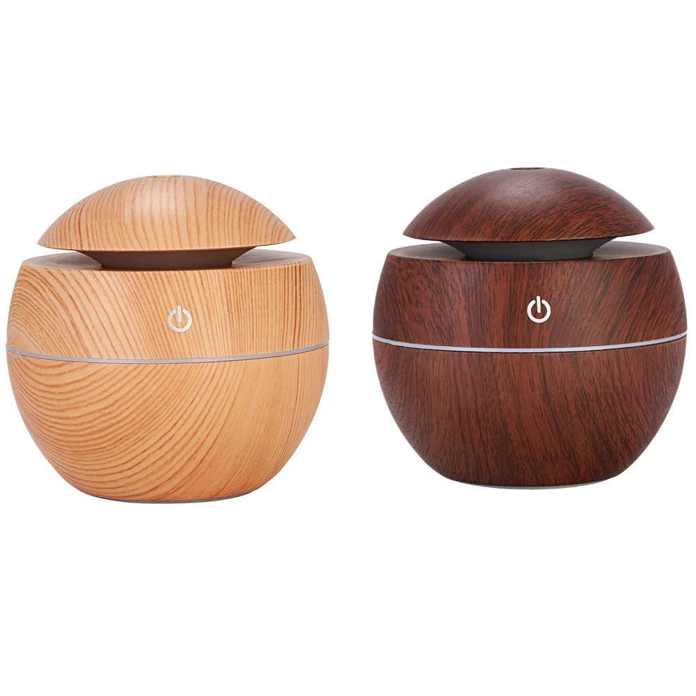 Humidificador Difusor de Aroma Eléctrico de Madera