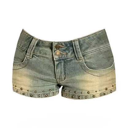 Low Rise Jean Shorts
