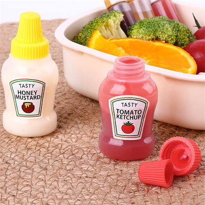 Mini Condiment Squeeze Bottles