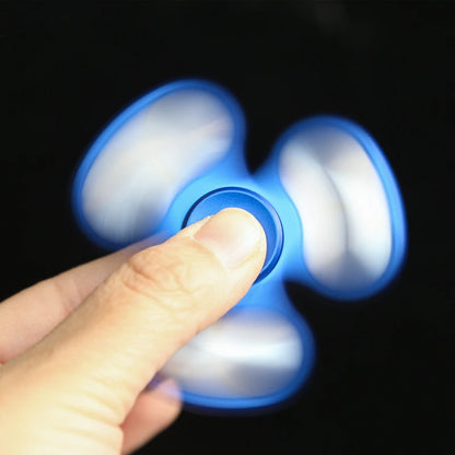 Aluminum Alloy Three-Leaf Fidget Spinner