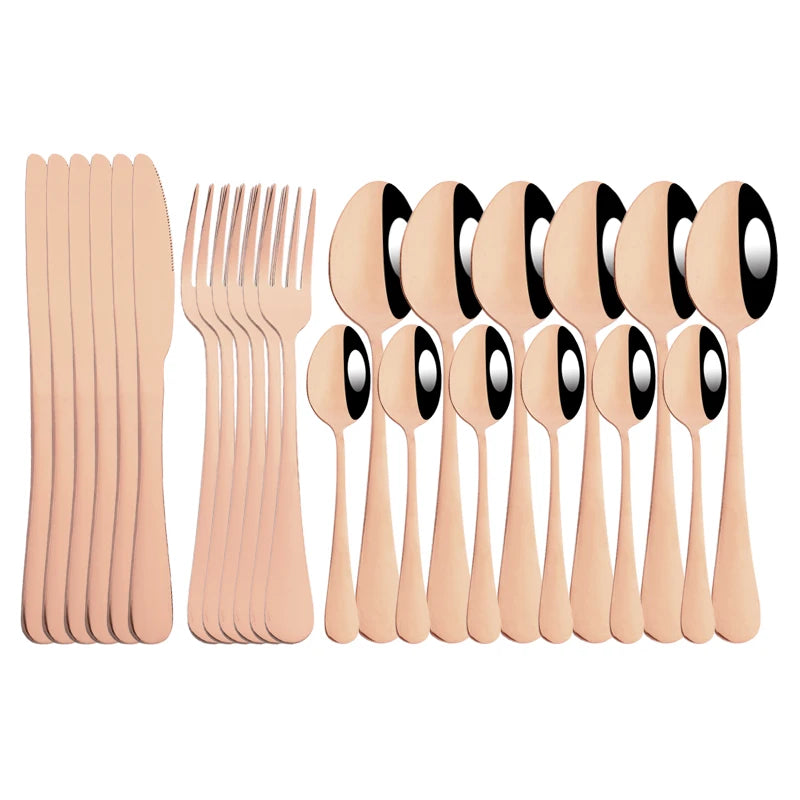 Stainless Steel Tableware Set