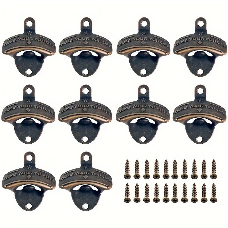 Take Your Top Off Matte Bottle Opener Wall Mounted
