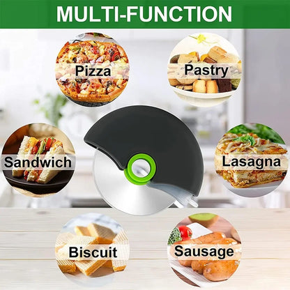 Pizza Cutter Wheel with Protective Blade Cover