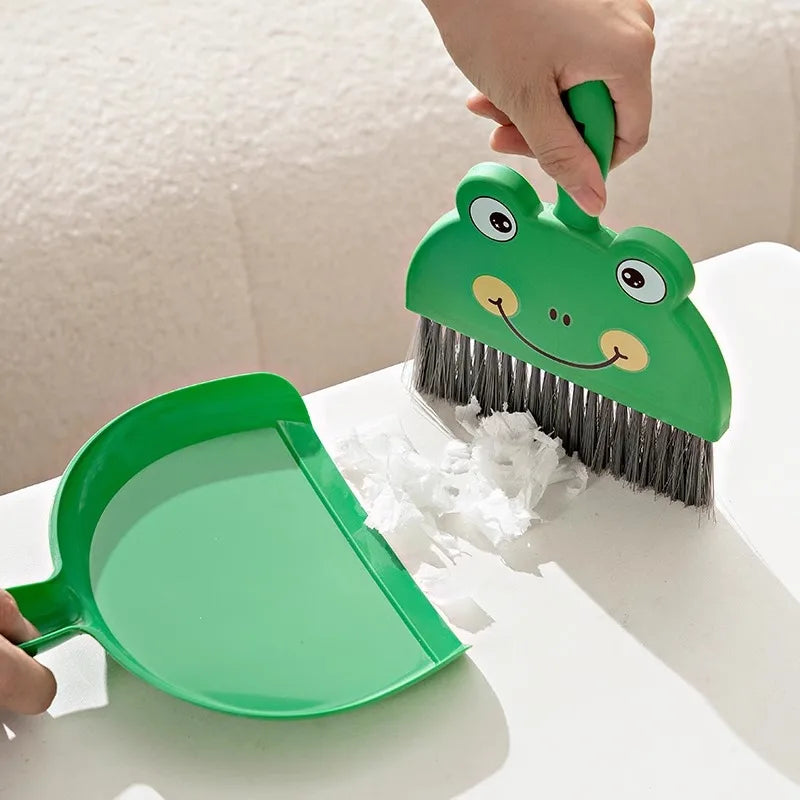 Mini Cartoon Desktop Cleaning Broom