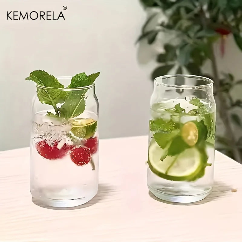 1/2PCS High Borosilicate Glass Tumbler