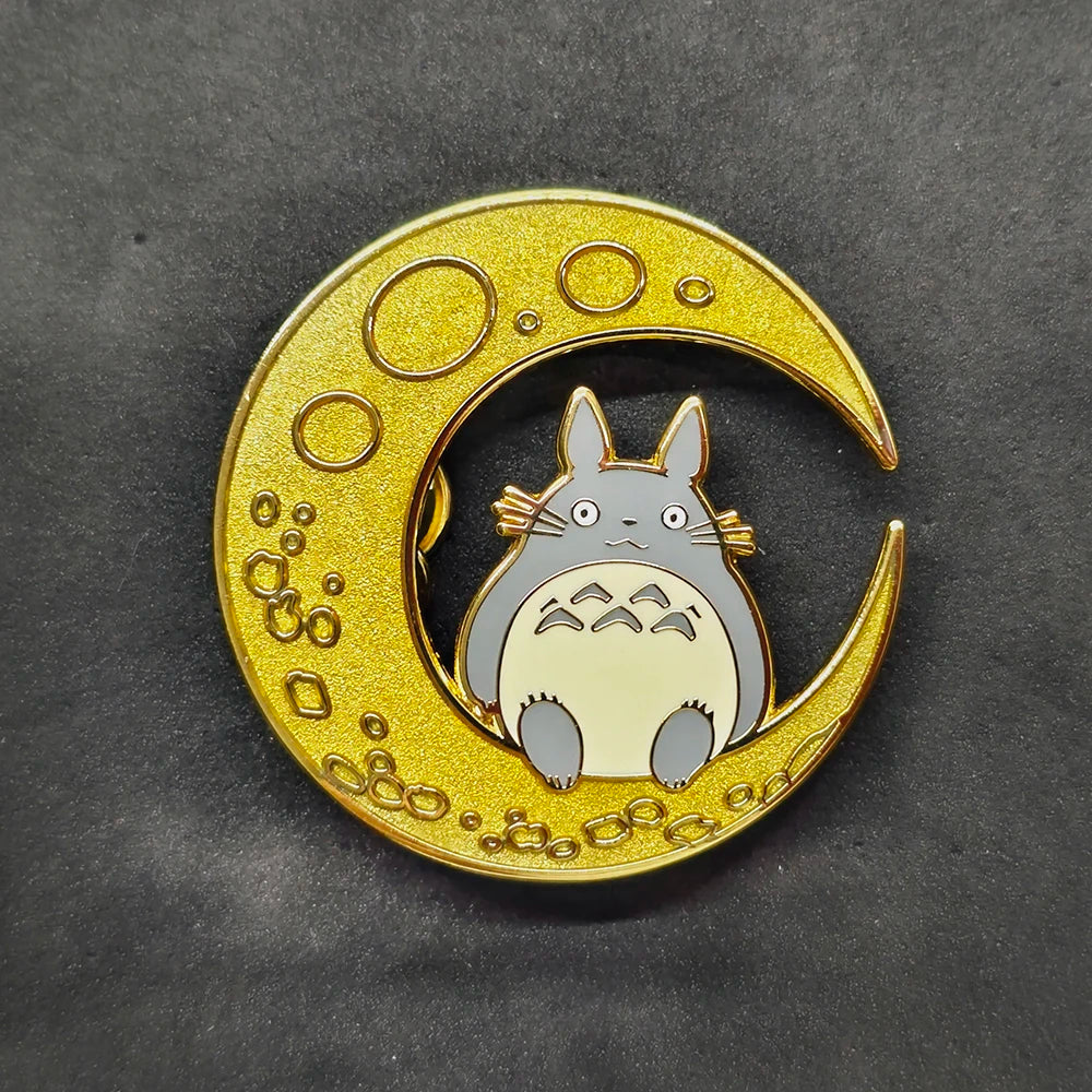 moon totoro brooch