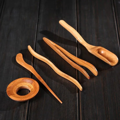 5 Pcs/set Kongfu Tea Ceremony Utensils Set