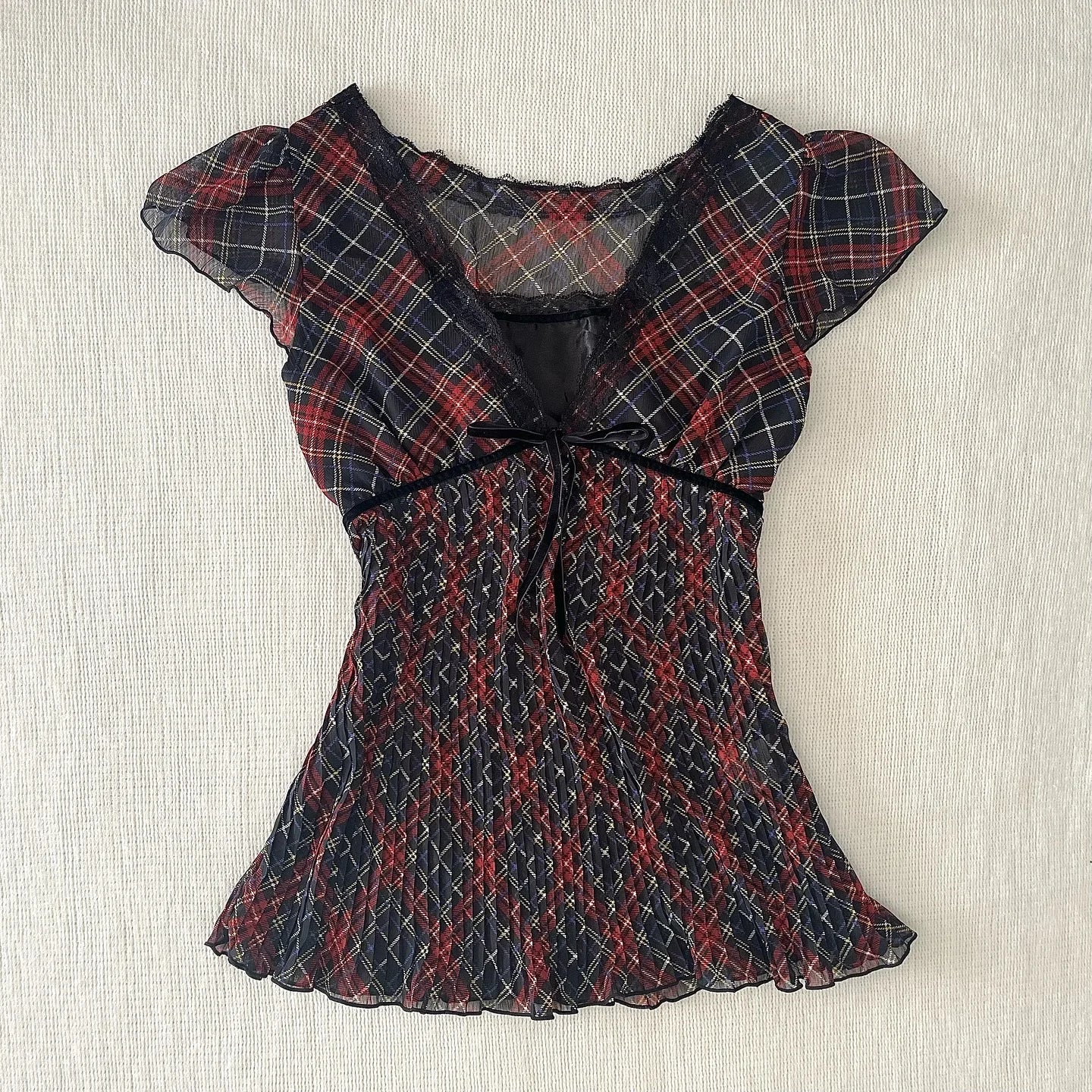 Camiseta plisada