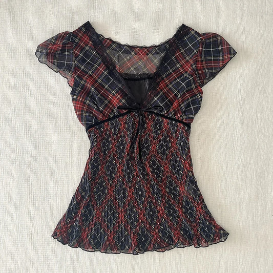 Camiseta plisada