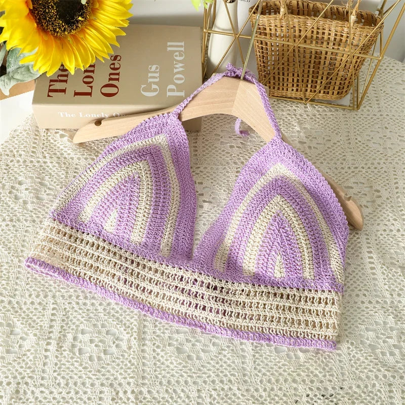 Top de tirantes finos HollowTassel
