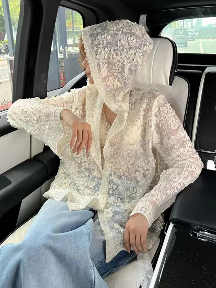 Lace Sun Protective Blouse