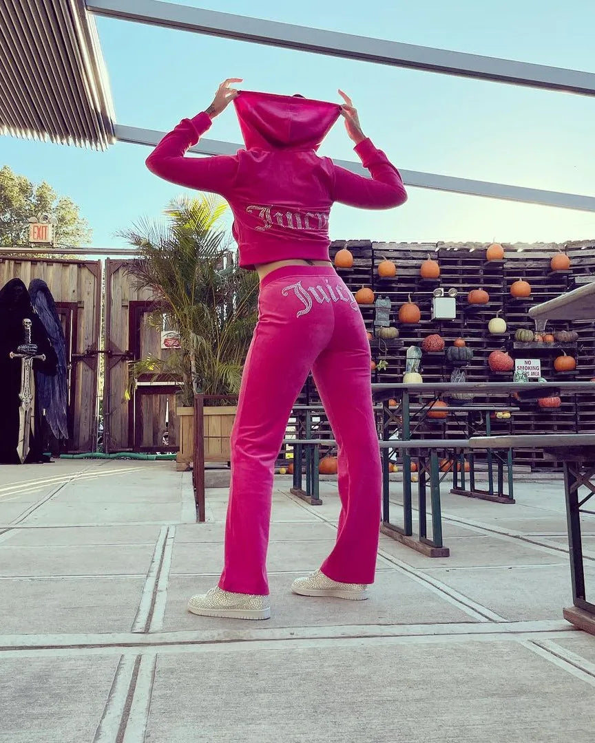Conjunto informal de chaqueta, abrigo y pantalones de manga larga
