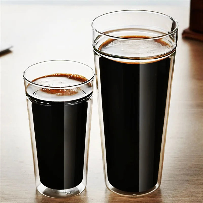 Double Wall Glass Coffee Mug