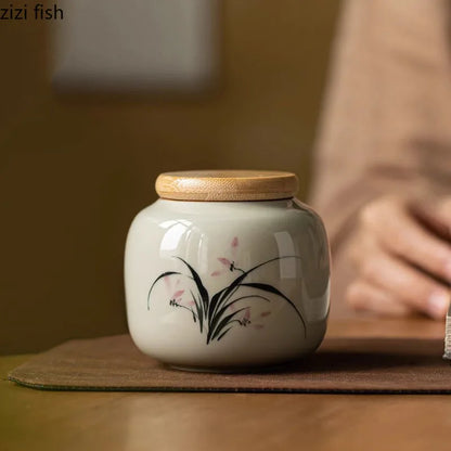 Vintage Ceramic Tea Can