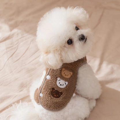 Three Little Bears Embroidered Waistcoat