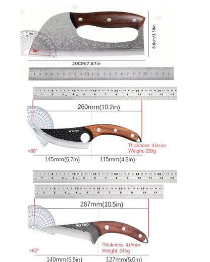Stainless Steel Multifunctional Chopping Knife