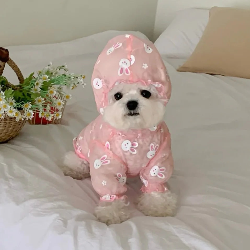 Cartoon Rabbit Pattern Onesie