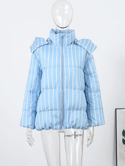 Striped Loose Coat