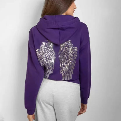 Wings Beads Sweatshirt