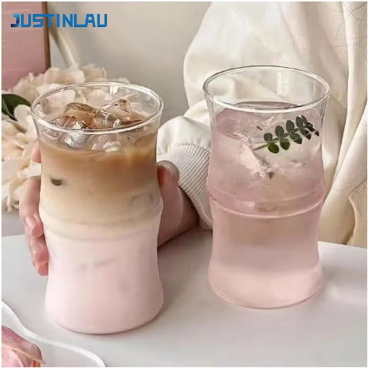 Bamboo Knot Glass Transparent Mug