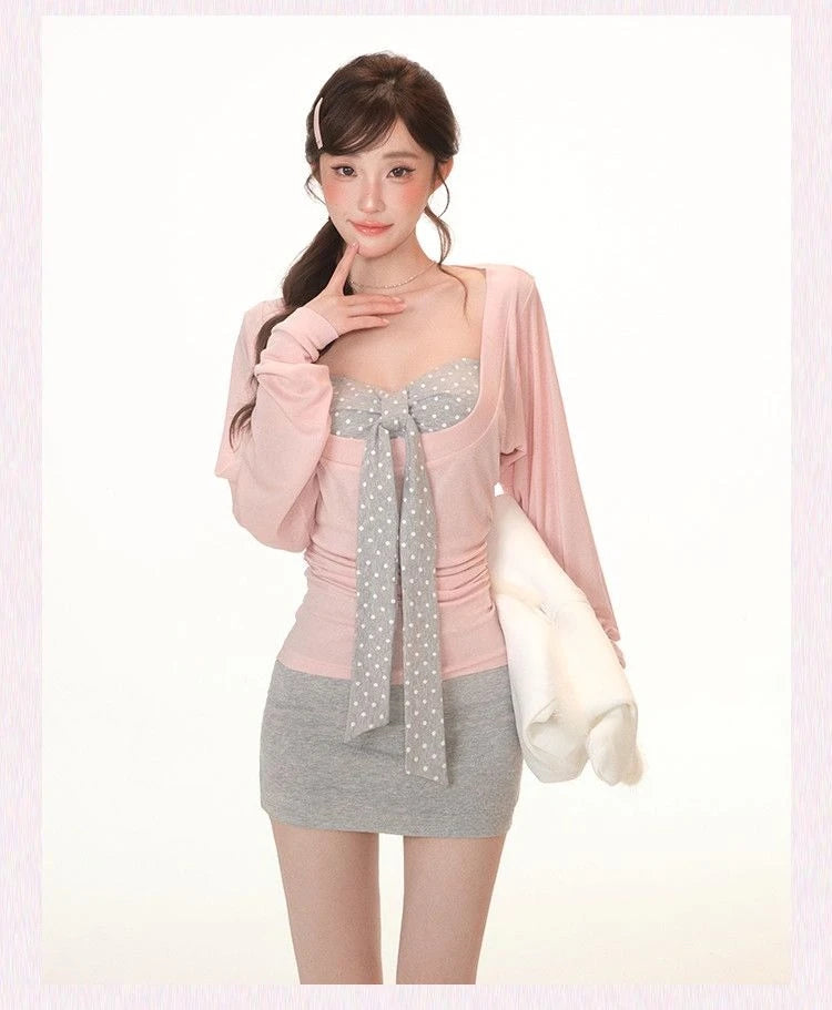 V Neck Backless Tee