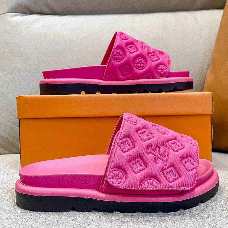 Sandalias de diseñador de marca de lujo