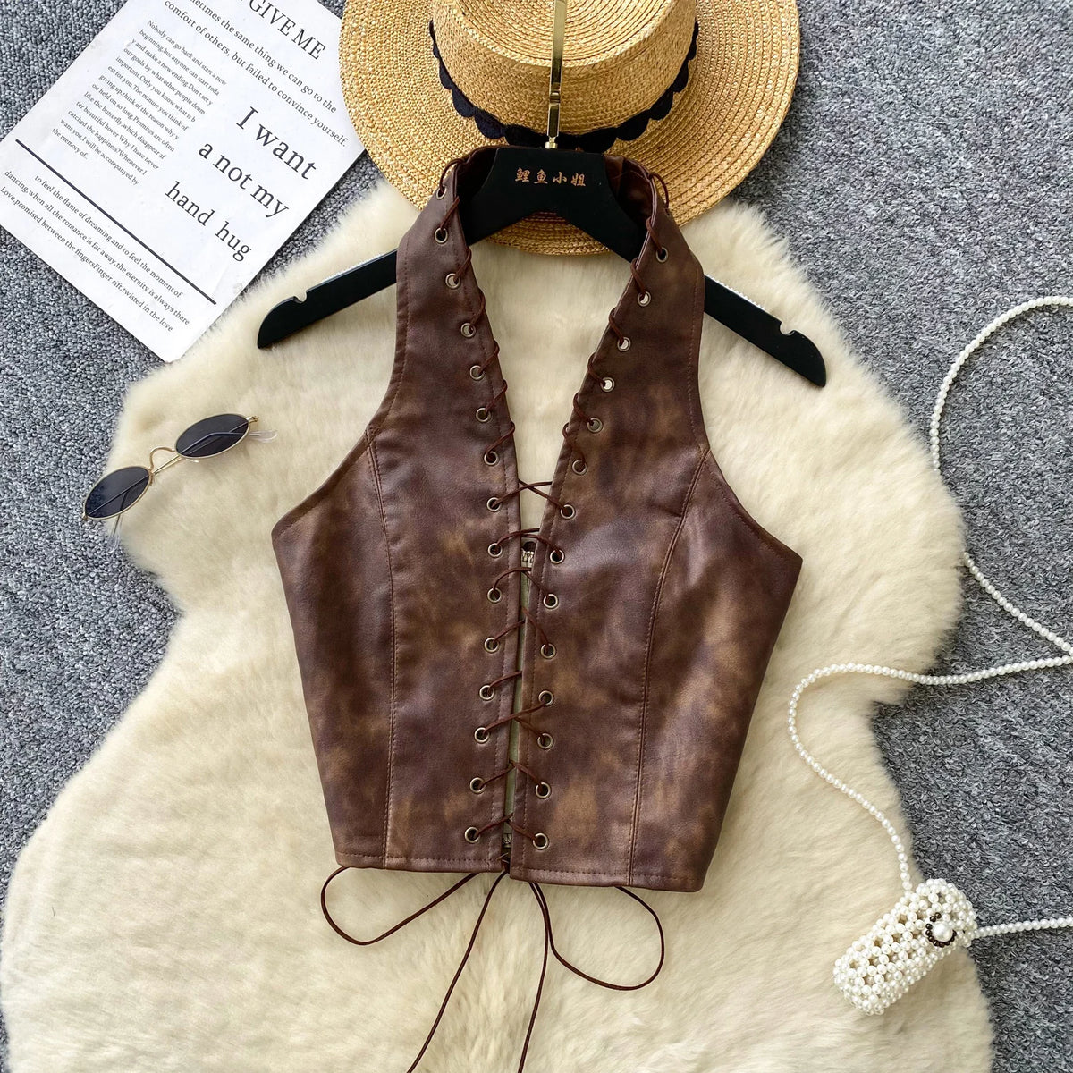 Hollow Out Halter Top