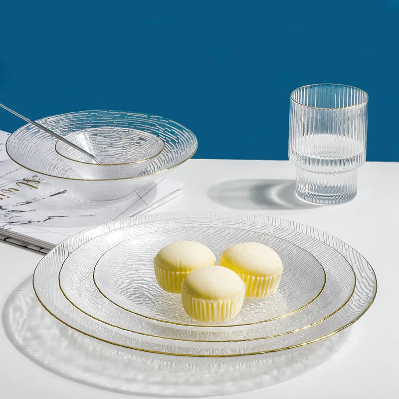 Japanese-style Horizontal Glass Plate
