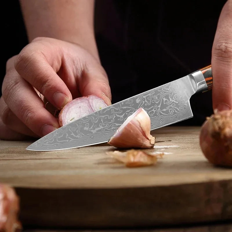 Damascus Kitchen Knife