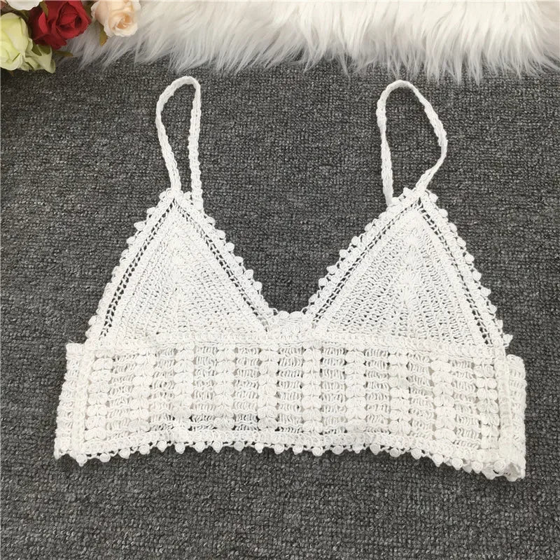 Top de tirantes finos HollowTassel