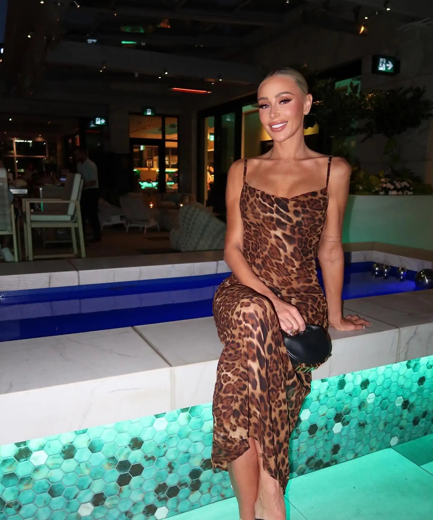 Suninheart Vestido de verano sexy transparente Maxi sin espalda con estampado de leopardo, vestido de playa transparente con cordones, elegante, hasta el suelo, para vacaciones