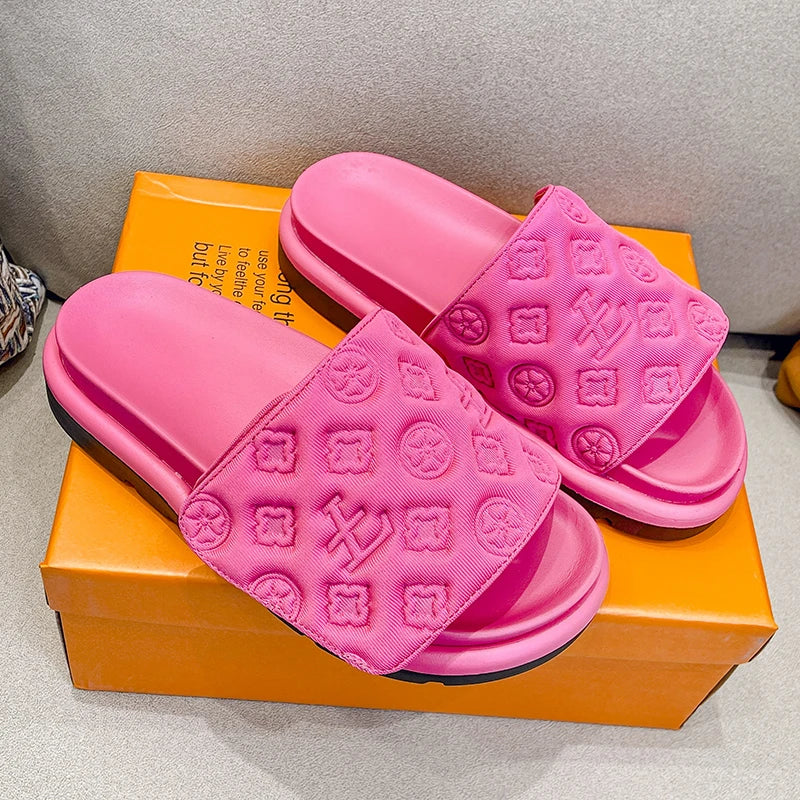 Sandalias de diseñador de marca de lujo
