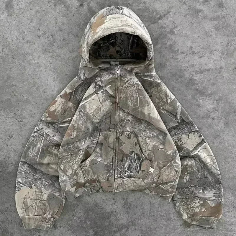 Fur Collar Zipper Hoodie