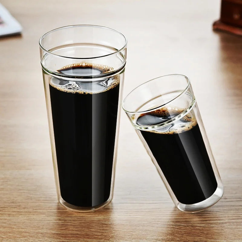 Double Wall Glass Coffee Mug