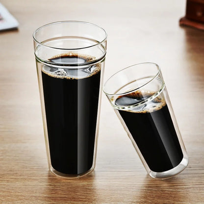 Double Wall Glass Coffee Mug