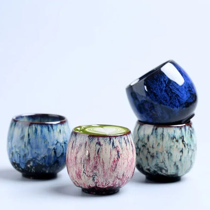 Kiln Change China Ceramic Tea Cup