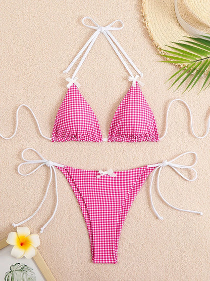 Plaid Bikini
