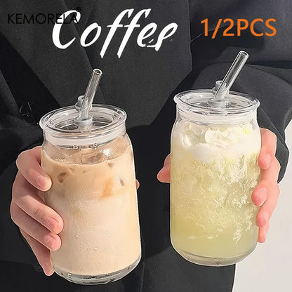 1/2PCS High Borosilicate Glass Tumbler