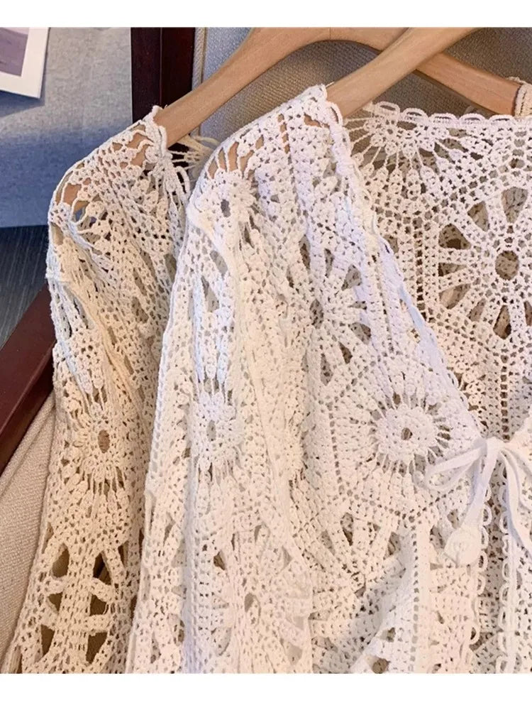 Hollow out Knitted Cardigan