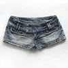 Washed Distressed Mini Shorts