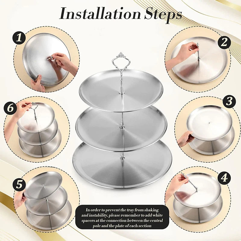 Stainless Steel Cake Tray