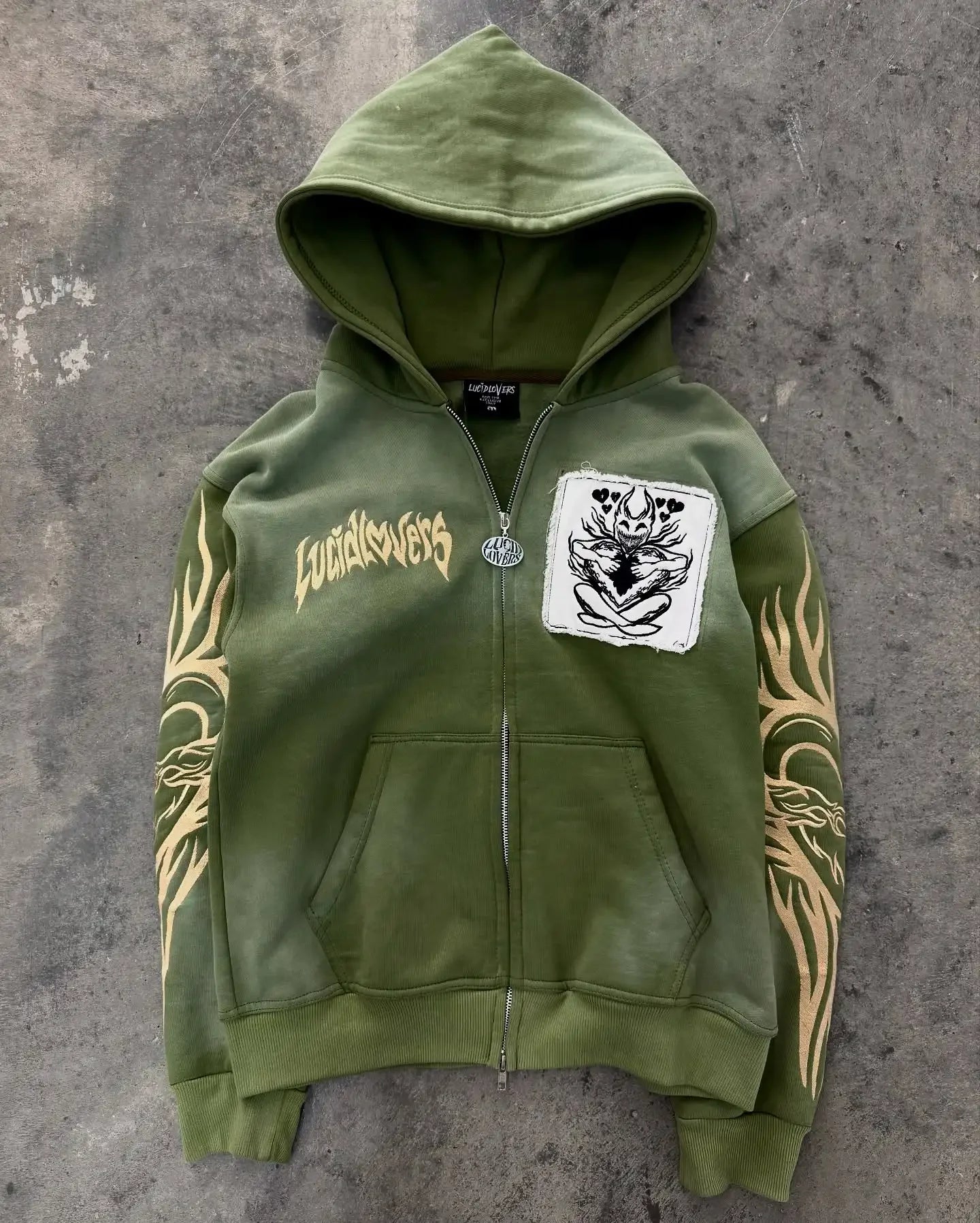 Fur Collar Zipper Hoodie
