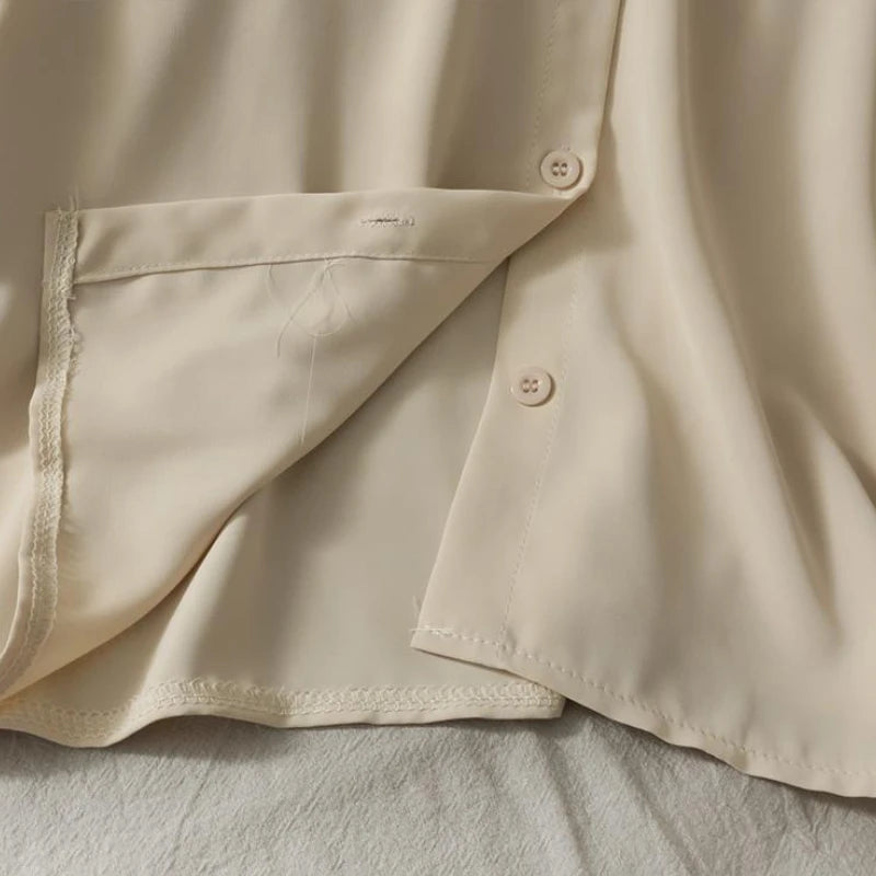 Peter Pan Collar Loose Shirt